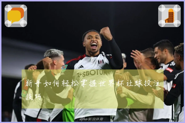 新手如何轻松掌握世界杯让球投注技巧