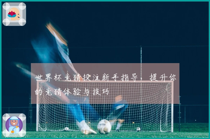 世界杯竞猜投注新手指导，提升你的竞猜体验与技巧